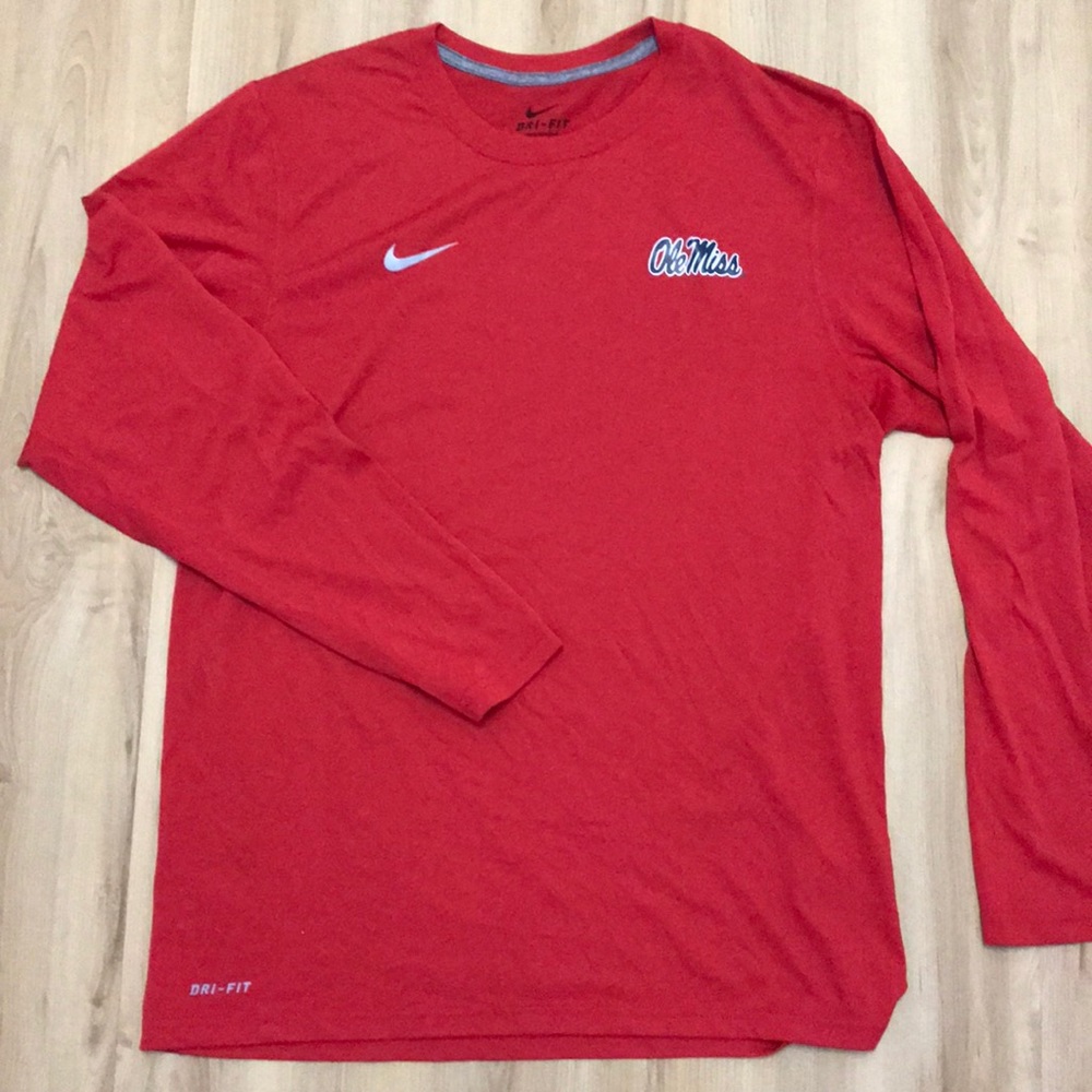 Ole miss Nike men’s dri fit long sleeve